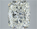 Natural Diamond 5.10 Carats, Cushion with  Cut, J Color, VS2 Clarity and Certified by GIA