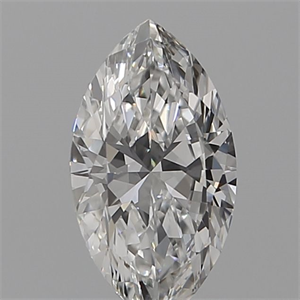 Picture of Natural Diamond 0.10 Carats, Marquise with  Cut, E Color, IF Clarity and Certified by IGI