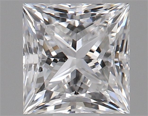 Foto Diamante Natural 0.51 quilates, Princesa , Color D, claridad VS2 y certificado GIA de