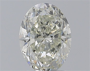 Picture of Natural Diamond 2.01 Carats, Oval with  Cut, J Color, SI2 Clarity and Certified by GIA