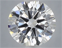 Lab Grown Diamond 1.06 Carats, Round with Excellent Cut, D Color, VVS2 Clarity and Certified by IGI