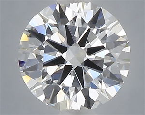 Picture of Lab Grown Diamond 1.06 Carats, Round with Excellent Cut, D Color, VVS2 Clarity and Certified by IGI
