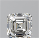 Natural Diamond 0.70 Carats, Asscher with  Cut, I Color, VVS1 Clarity and Certified by GIA