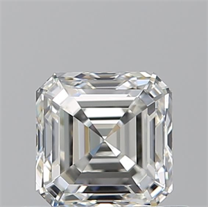 Picture of Natural Diamond 0.70 Carats, Asscher with  Cut, I Color, VVS1 Clarity and Certified by GIA
