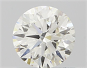 Natural Diamond 0.73 Carats, Round with Excellent Cut, H Color, VVS1 Clarity and Certified by IGI
