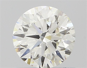 Picture of Natural Diamond 0.73 Carats, Round with Excellent Cut, H Color, VVS1 Clarity and Certified by IGI
