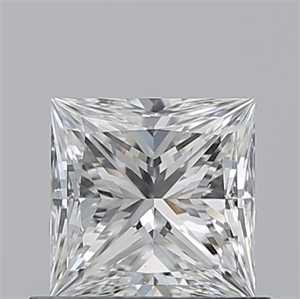 Picture of Natural Diamond 0.71 Carats, Princess with  Cut, G Color, VS2 Clarity and Certified by GIA