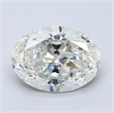 Diamante Natural 1.91 quilates, Ovalado , Color G, claridad VVS1 y certificado GIA