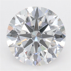 Picture of Lab Grown Diamond 3.69 Carats, Round with Excellent Cut, D Color, VVS2 Clarity and Certified by GIA