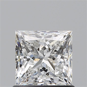 Picture of Natural Diamond 0.92 Carats, Princess with  Cut, F Color, SI1 Clarity and Certified by GIA