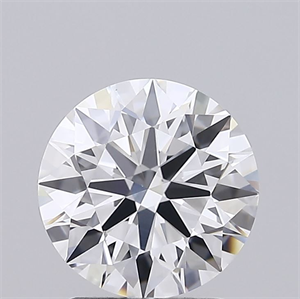Picture of Lab Grown Diamond 2.03 Carats, Round with Ideal Cut, D Color, IF Clarity and Certified by IGI