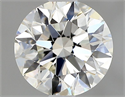 Natural Diamond 0.76 Carats, Round with Excellent Cut, J Color, VS1 Clarity and Certified by GIA