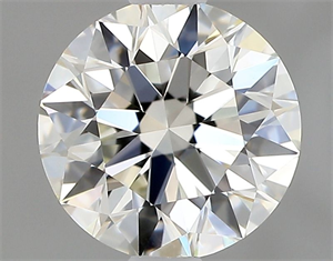 Picture of Natural Diamond 0.76 Carats, Round with Excellent Cut, J Color, VS1 Clarity and Certified by GIA