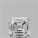 Diamante Natural 0.90 quilates, Asscher , Color F, claridad VS1 y certificado GIA
