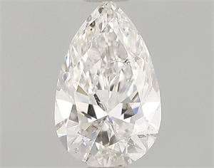 Picture of Natural Diamond 0.40 Carats, Pear with  Cut, F Color, SI2 Clarity and Certified by GIA