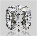 Natural Diamond 0.50 Carats, Cushion with  Cut, H Color, VS1 Clarity and Certified by IGI