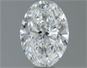 Natural Diamond 0.80 Carats, Oval with  Cut, F Color, VS1 Clarity and Certified by GIA