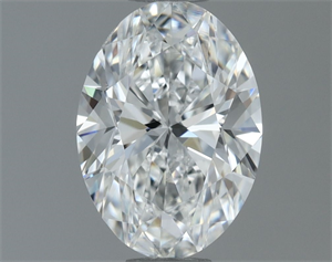 Foto Diamante Natural 0.80 quilates, Ovalado , Color F, claridad VS1 y certificado GIA de