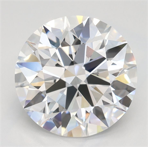 Picture of Lab Grown Diamond 2.82 Carats, Round with Ideal Cut, D Color, IF Clarity and Certified by IGI