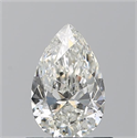 Natural Diamond 0.71 Carats, Pear with  Cut, H Color, SI1 Clarity and Certified by GIA