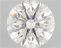Natural Diamond 4.05 Carats, Round with Excellent Cut, G Color, SI2 Clarity and Certified by IGI