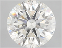 Natural Diamond 4.05 Carats, Round with Excellent Cut, G Color, SI2 Clarity and Certified by IGI