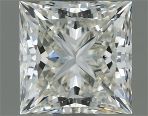 Picture of Natural Diamond 0.70 Carats, Princess with  Cut, I Color, VVS2 Clarity and Certified by IGI