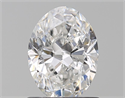 Natural Diamond 1.01 Carats, Oval with  Cut, E Color, SI2 Clarity and Certified by GIA