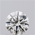 Diamante Natural 0.53 quilates, Redondo , Color J, claridad SI2 y certificado GIA