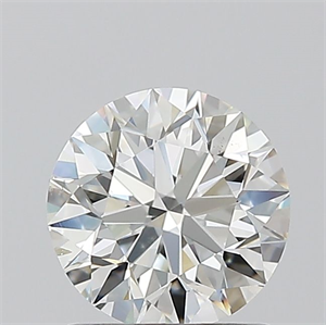 Picture of Natural Diamond 1.00 Carats, Round with Excellent Cut, H Color, SI1 Clarity and Certified by GIA