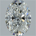 Natural Diamond 1.03 Carats, Oval with  Cut, F Color, VVS1 Clarity and Certified by GIA