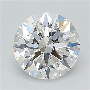 Picture of Lab Grown Diamond 1.31 Carats, Round with Ideal Cut, D Color, VS1 Clarity and Certified by IGI