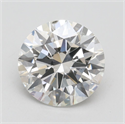 Lab Grown Diamond 2.79 Carats, Round with Ideal Cut, G Color, SI1 Clarity and Certified by IGI