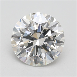 Picture of Lab Grown Diamond 2.79 Carats, Round with Ideal Cut, G Color, SI1 Clarity and Certified by IGI