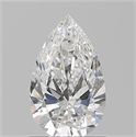 Natural Diamond 0.78 Carats, Pear with  Cut, E Color, VVS2 Clarity and Certified by GIA