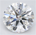 Del inventario de diamantes de laboratorio, 2.86 quilates, Redondo , Color D, claridad IF y certificado IGI