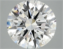 Lab Grown Diamond 5.05 Carats, Round with Excellent Cut, F Color, VVS2 Clarity and Certified by IGI