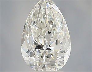 Picture of Natural Diamond 0.37 Carats, Pear with  Cut, G Color, VS1 Clarity and Certified by IGI