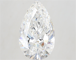 Picture of Natural Diamond 5.03 Carats, Pear with  Cut, D Color, VVS1 Clarity and Certified by GIA