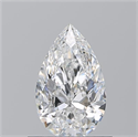 Natural Diamond 0.71 Carats, Pear with  Cut, D Color, VS1 Clarity and Certified by GIA