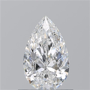 Picture of Natural Diamond 0.71 Carats, Pear with  Cut, D Color, VS1 Clarity and Certified by GIA