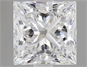 Diamante Natural 1.01 quilates, Princesa , Color F, claridad VS1 y certificado GIA