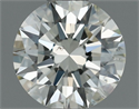 Diamante Natural 0.50 quilates, Redondo , Color K, claridad VS2 y certificado IGI