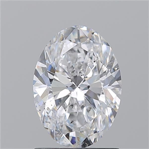 Picture of Natural Diamond 1.40 Carats, Oval with  Cut, D Color, SI1 Clarity and Certified by GIA