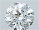 Natural Diamond 0.80 Carats, Round with Excellent Cut, F Color, VVS2 Clarity and Certified by GIA