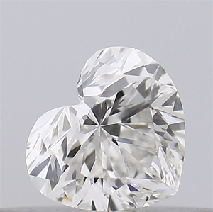 Picture of Natural Diamond 0.19 Carats, Heart with  Cut, I Color, VS2 Clarity and Certified by GIA