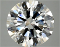 Del inventario de diamantes de laboratorio, 4.05 quilates, Redondo , Color H, claridad VS1 y certificado IGI