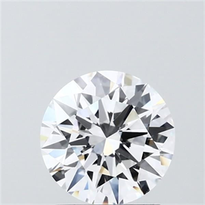Picture of Lab Grown Diamond 1.51 Carats, Round with Ideal Cut, D Color, VVS2 Clarity and Certified by IGI
