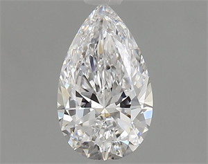 Picture of Natural Diamond 0.70 Carats, Pear with  Cut, D Color, VVS2 Clarity and Certified by GIA