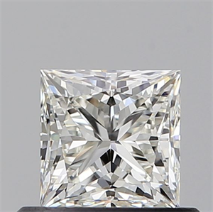Foto Diamante Natural 0.61 quilates, Princesa , Color I, claridad VVS1 y certificado GIA de